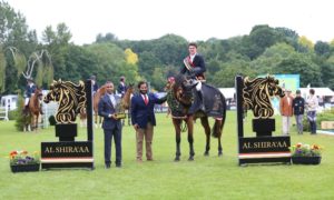 Michael Pender, winner of Al Shira'aa Hickstead Derby 2019